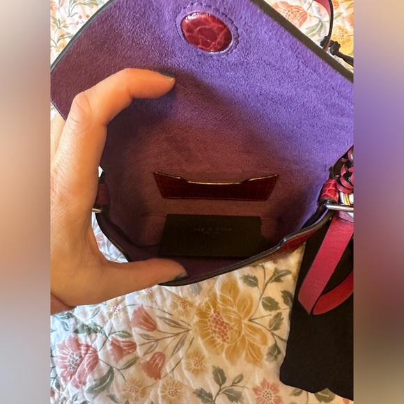 rag & bone Rouge Croco Micro Atlas Crossbody bag - Picture 7 of 10